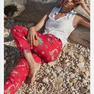 NWT Farm Rio for Anthropologie Teresita Joggers